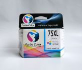 Cartucho de Tinta Color  75XL HP-CB338WL 12 mL - Compatível - 00776