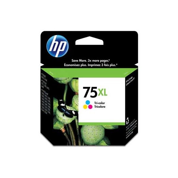 Cartucho HP de Tinta Preto 75XL HP-CB338WL - Original